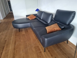 NEUE Ledercouch dunkelblau Firma: SofaKlub Bild 2