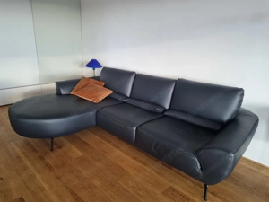 NEUE Ledercouch dunkelblau Firma: SofaKlub