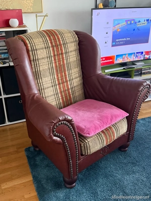 Leder (Textil ) Sessel 