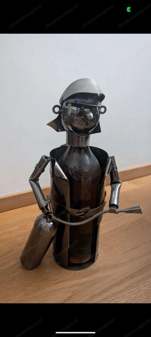 Weinhalter Deko Blech Bild 3