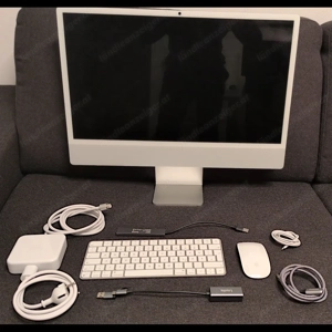 APPLE iMac 2024, All-in-One, 23.5 Zoll Display, 16 GB RAM, SSD 256 GB Bild 2