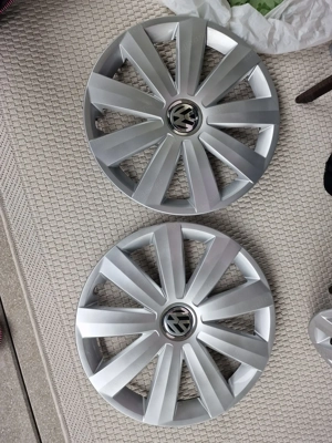 4 x Original VW 16" Raddeckel, Radkappen in sehr gutem Zustand Bild 5