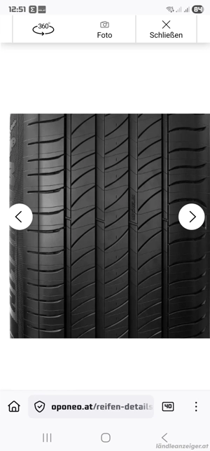 Sommerreifen Michelin Primacy 4  Bild 2