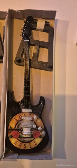 Deko Gitarren ca 20 cm Metallica, Bob Marley Bild 4