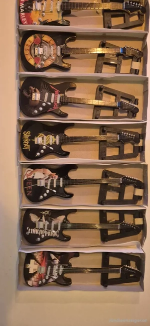 Deko Gitarren ca 20 cm Metallica, Bob Marley Bild 5