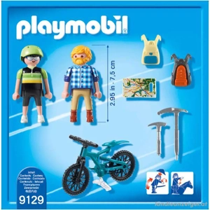 Playmobil 9129  Wanderer und Fahrradfahrer Bild 2