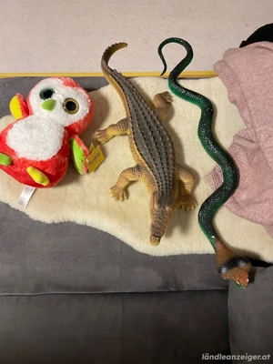 Plüsch Pinguin NEU, Krokodil und Schlange (gross)