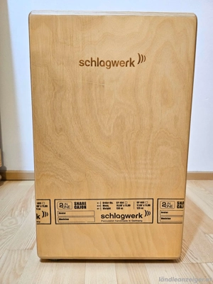 Schlagwerk Cajon 2inOne CP403 snare NATURE - Größe: L mit original Tasche