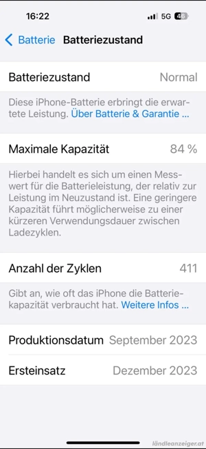 I Phone 15 128GB Black Bild 5