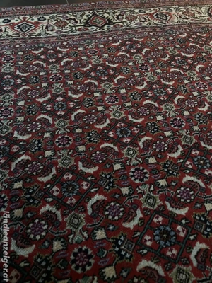 Handgeknüpfter persischer Bidjar Teppich, 204   240 cm, Wolle  Baumwolle Bild 3