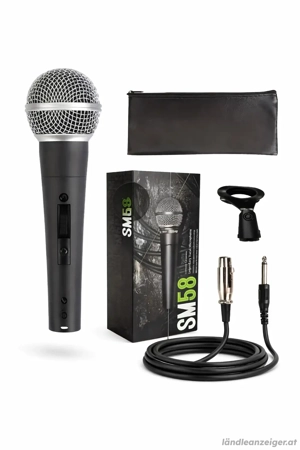 NEU: SM58 Dynamisches Gesangsmikrofon   Professionelles Set mit Zubehör
