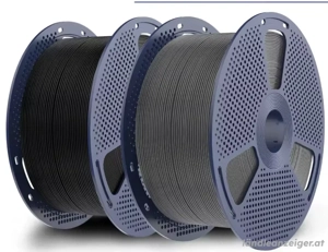 ABS Filament, schwarz 5kg Spulen, 1,75mm, 2 Stk