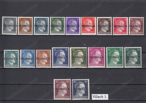 10 Briefmarken Sätze Österreich Privatausgaben mit Aufdruck Postfrisch ab 25  . Bild 4