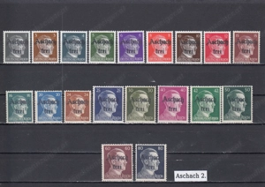 10 Briefmarken Sätze Österreich Privatausgaben mit Aufdruck Postfrisch ab 25  . Bild 10