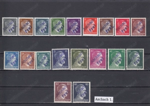 10 Briefmarken Sätze Österreich Privatausgaben mit Aufdruck Postfrisch ab 25  . Bild 9