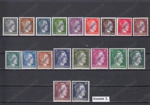 10 Briefmarken Sätze Österreich Privatausgaben mit Aufdruck Postfrisch ab 25 .