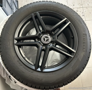4 Winter-Kompletträder 235 60 R18   schwarze Alufelgen   Mercedes GLC Bild 2
