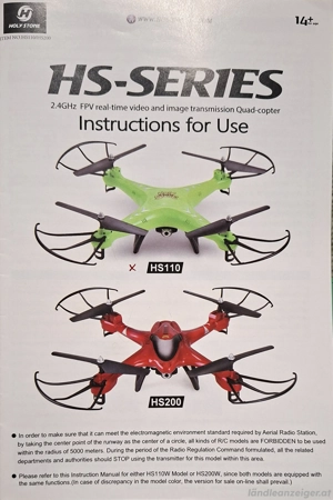 Quadcopter Holystone HS110 Bild 3