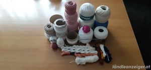 verschiedene Häckelgarne