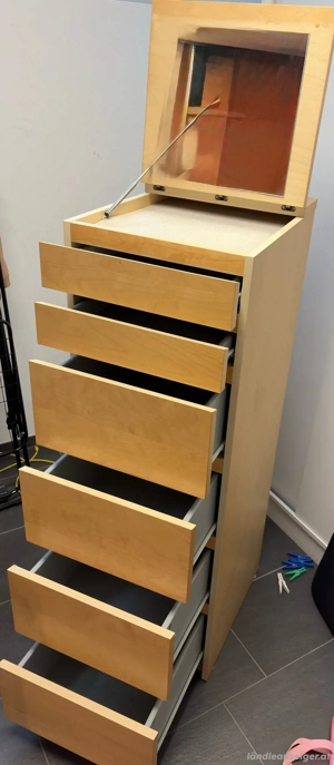 MALM Kommode mit 6 Schubladen - GRATIS Bild 4