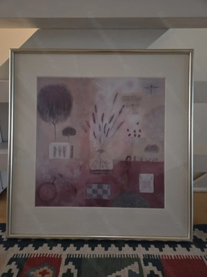 Bild mit Silberrahmen 2Stk.