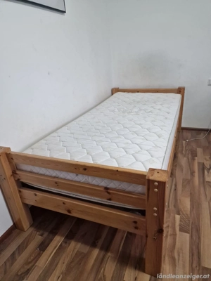  Vollholz Bett mit Latenrost 