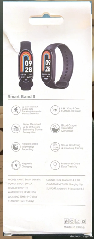 Smart Band 8 M8 Bild 2
