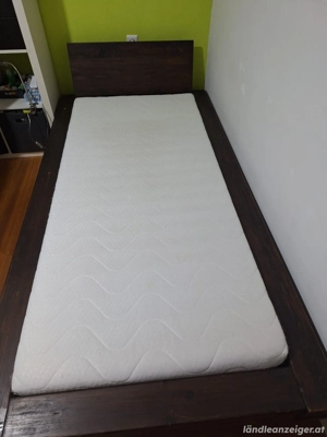 Massives Holzbett-Couch 90x200