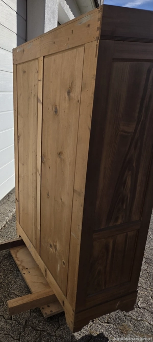 Holzschrank Kasten Holz alt Antik zerlegbar Kommode Natur Bild 6
