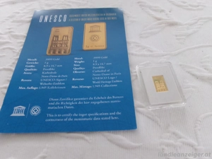 1 Gramm Gold in der originalen Verpackung Bild 2