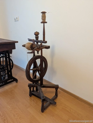 Spinnrad Deko Bild 2