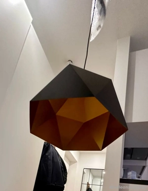 Hängeleuchte Yong Schwarz Goldfarben max. 22 W Bild 2