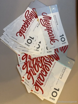 Gutscheine Messepark im Wert von   360,- für   340,-