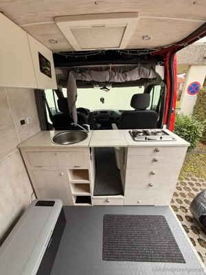 Opel Movano Camper mit Dusche, WC & Solar, 150.000 km Bild 5