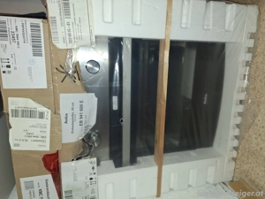 Backofen  mit Glaskeramikkochfeld Silber  schwarz neu Bild 2