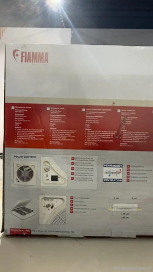 Fiamma Turbo Vent Premium Dachhaube mit Ventilator 40 x 40 cm crystal Bild 3