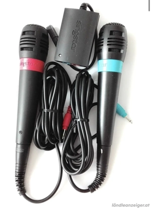 PS2+Singstar Mikrofone+ 4 Spiele Bild 2