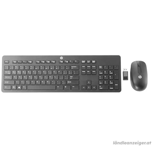HP Slim Tastatur und Maus Set, kabellos Bild 2
