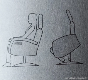 Fernseh- Relaxsessel in Echt-Leder, elektrisch verstellbar, mit Herz-Waage-Funktion und Aufstehhilfe Bild 5