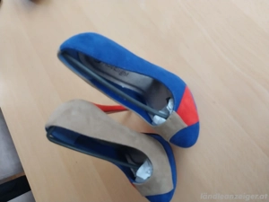  2 bar  damen schuhe  gr 37 neu mit  blau gr 36 neu mit karton 25,00   Bild 3