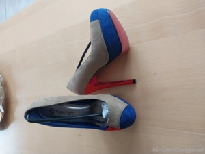  2 bar  damen schuhe  gr 37 neu mit  blau gr 36 neu mit karton 25,00   Bild 4
