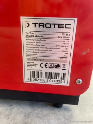 Heizstrahler 9KW Bild 3