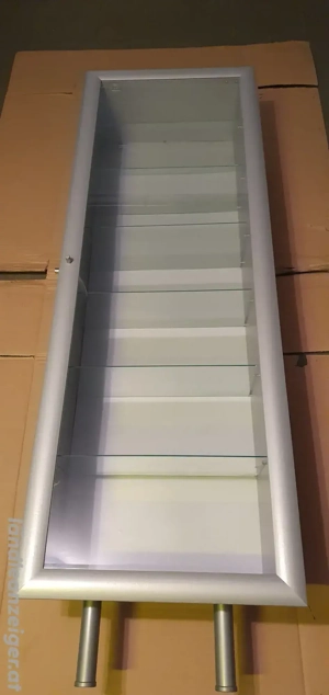 Glasvitrine mit 6 Glasböden