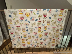 2 Stück Flächenvorhänge Motiv Eule