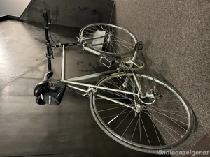 Zu verkaufen Fahrrad Oldtimer mit Lenkrad umbau 