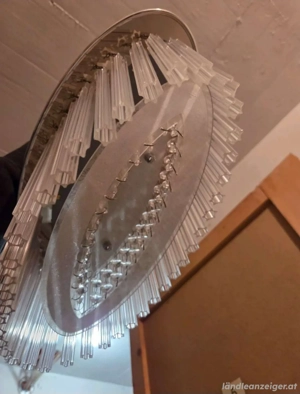 Deckenlampe Silber   Acryl Bild 2