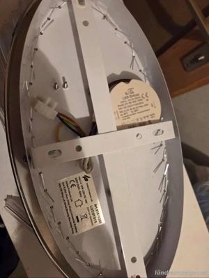 Deckenlampe Silber   Acryl Bild 3