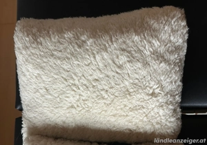 Schafschurwolle-Kissen 40 x 30 cm   RUDH   fast neu Bild 3
