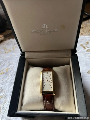 Maurice Lacroix Fiaba   Elegante Damenuhr mit Goldauflage Bild 3