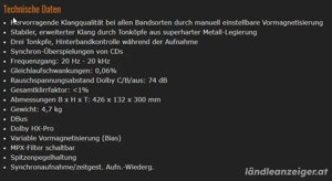 Marantz SD-63 3-Kopf-Cassettendeck